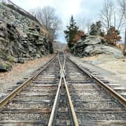 Converging railways