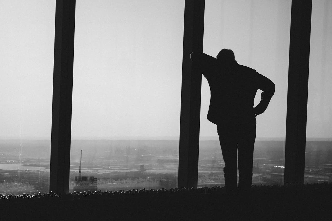 Man by the window